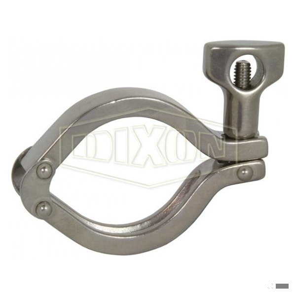 Dixon Double Pin Heavy Duty Clamp, 10 in Tube, 304 SS, Domestic 13MHHM-DP1000 - main